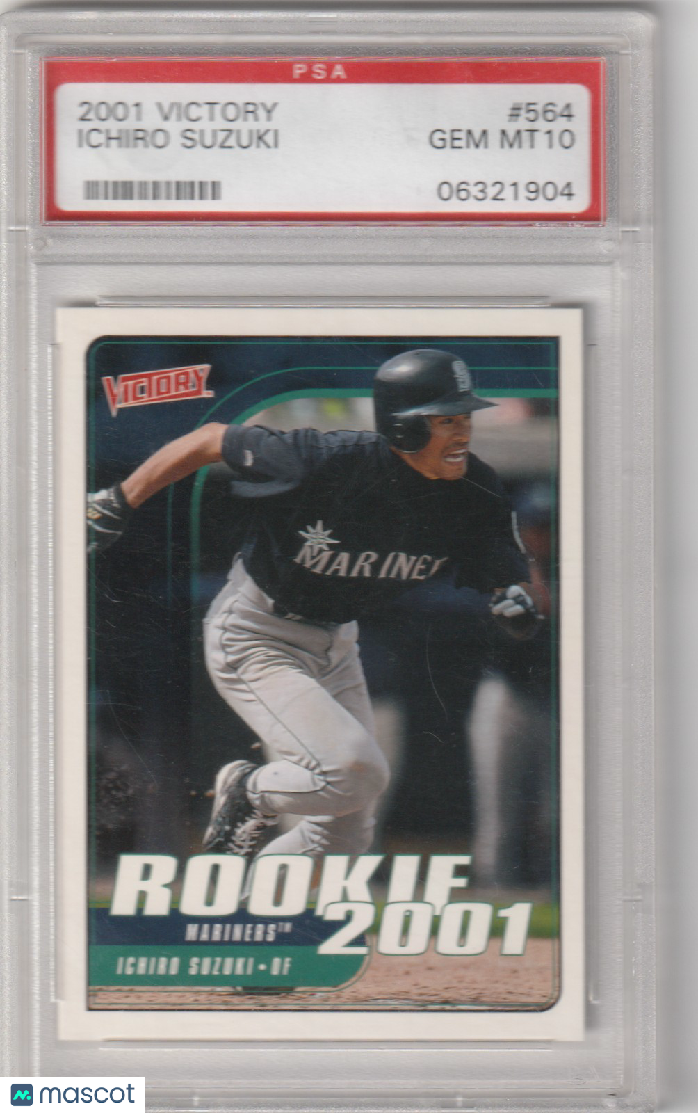 Ichiro Suzuki 2001 Upper Deck Victory #564 PSA 10 Seattle Mariners 009045