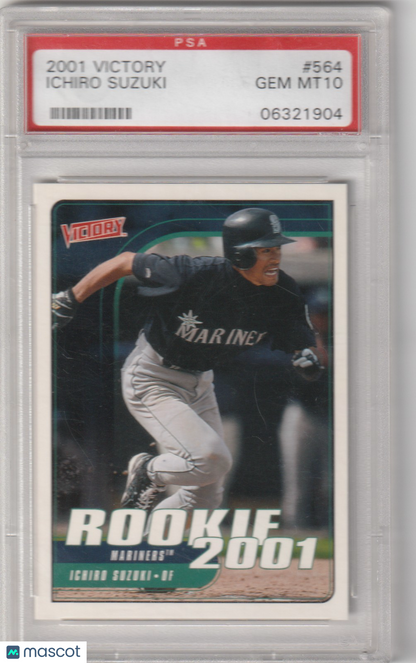 Ichiro Suzuki 2001 Upper Deck Victory #564 PSA 10 Seattle Mariners 009045