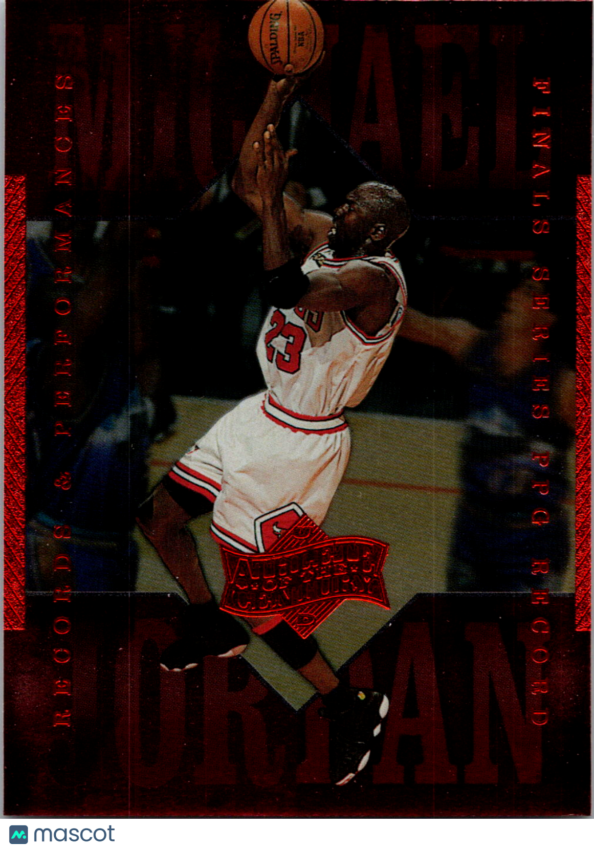 Michael Jordan 1999 Upper Deck Athlete of the Century #47 Chicago Bulls