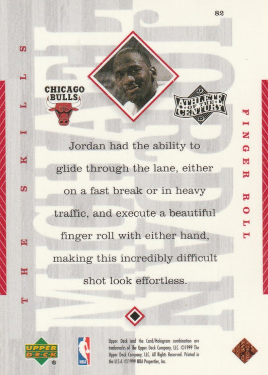 Michael Jordan 1999 Upper Deck Athlete of the Century #82 Chicago Bulls 009058