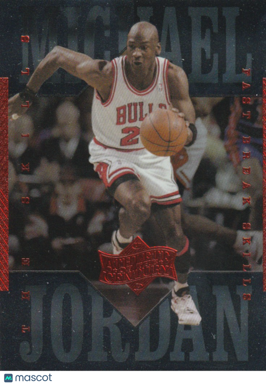 Michael Jordan 1999 Upper Deck Athlete of the Century #76 Chicago Bulls 009061