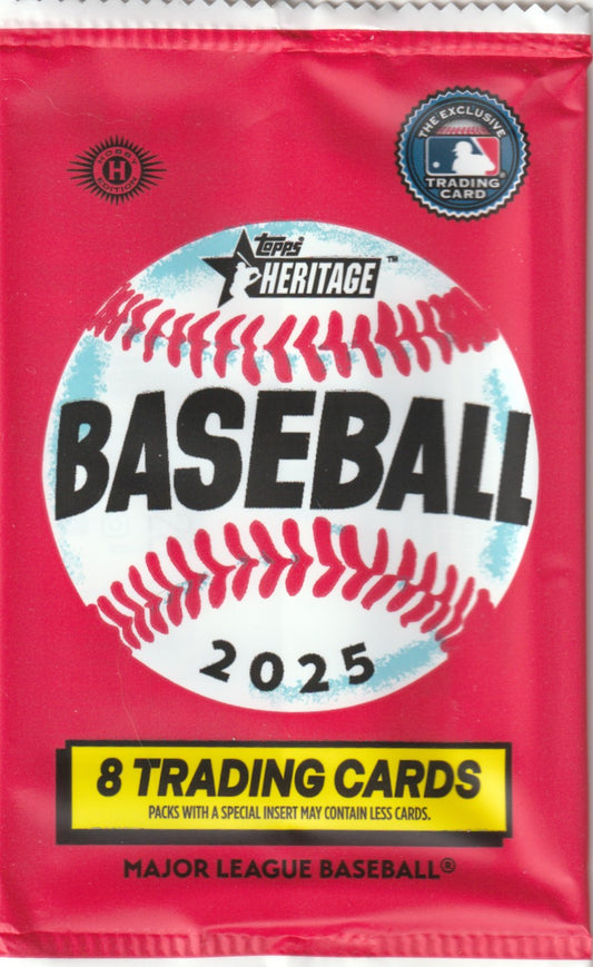 2025 Topps Heritage Baseball - Hobby Pack