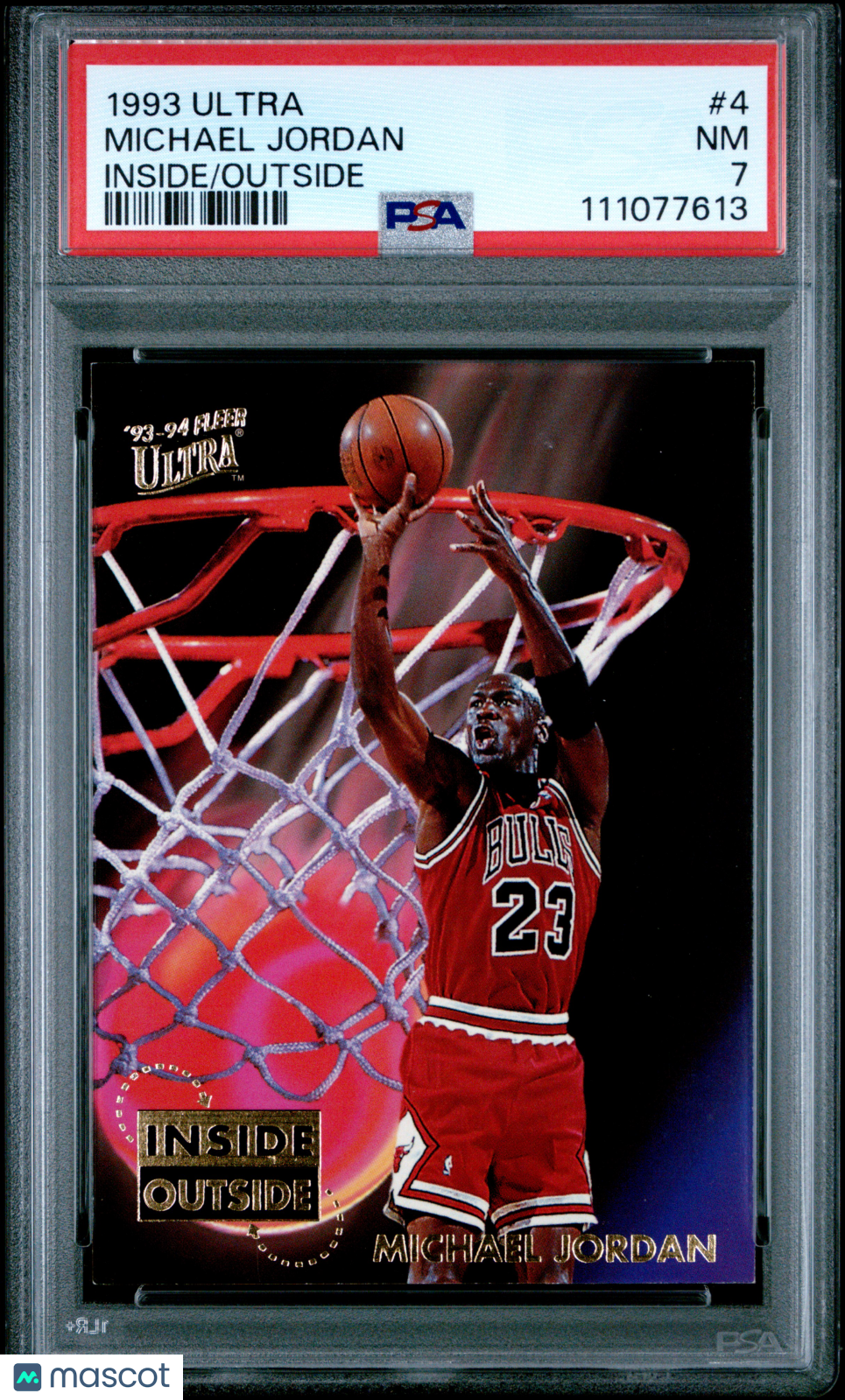 Michael Jordan 1993 Ultra Inside/Outside #4 PSA 7 Chicago Bulls